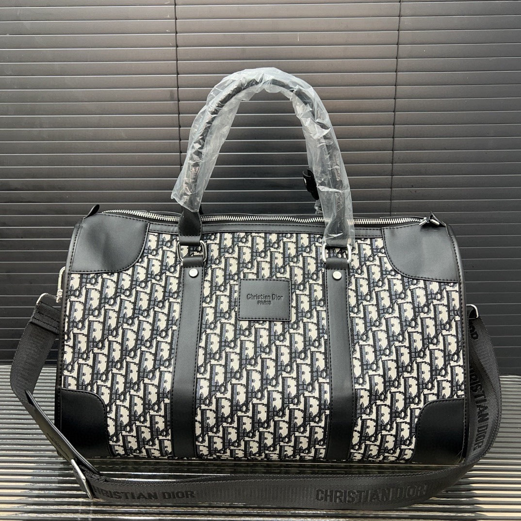 DIOR Jacquard Embroidered Travel Bag