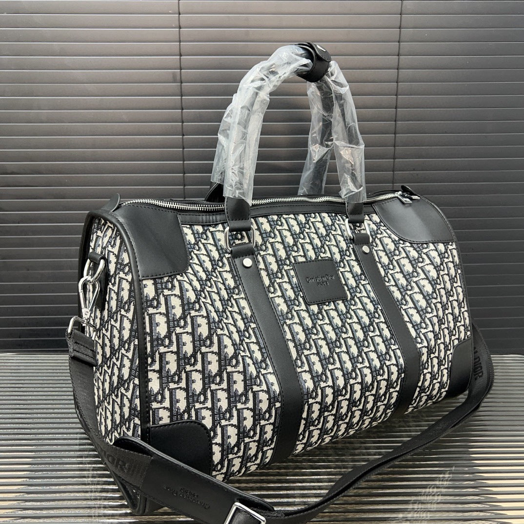 DIOR Jacquard Embroidered Travel Bag