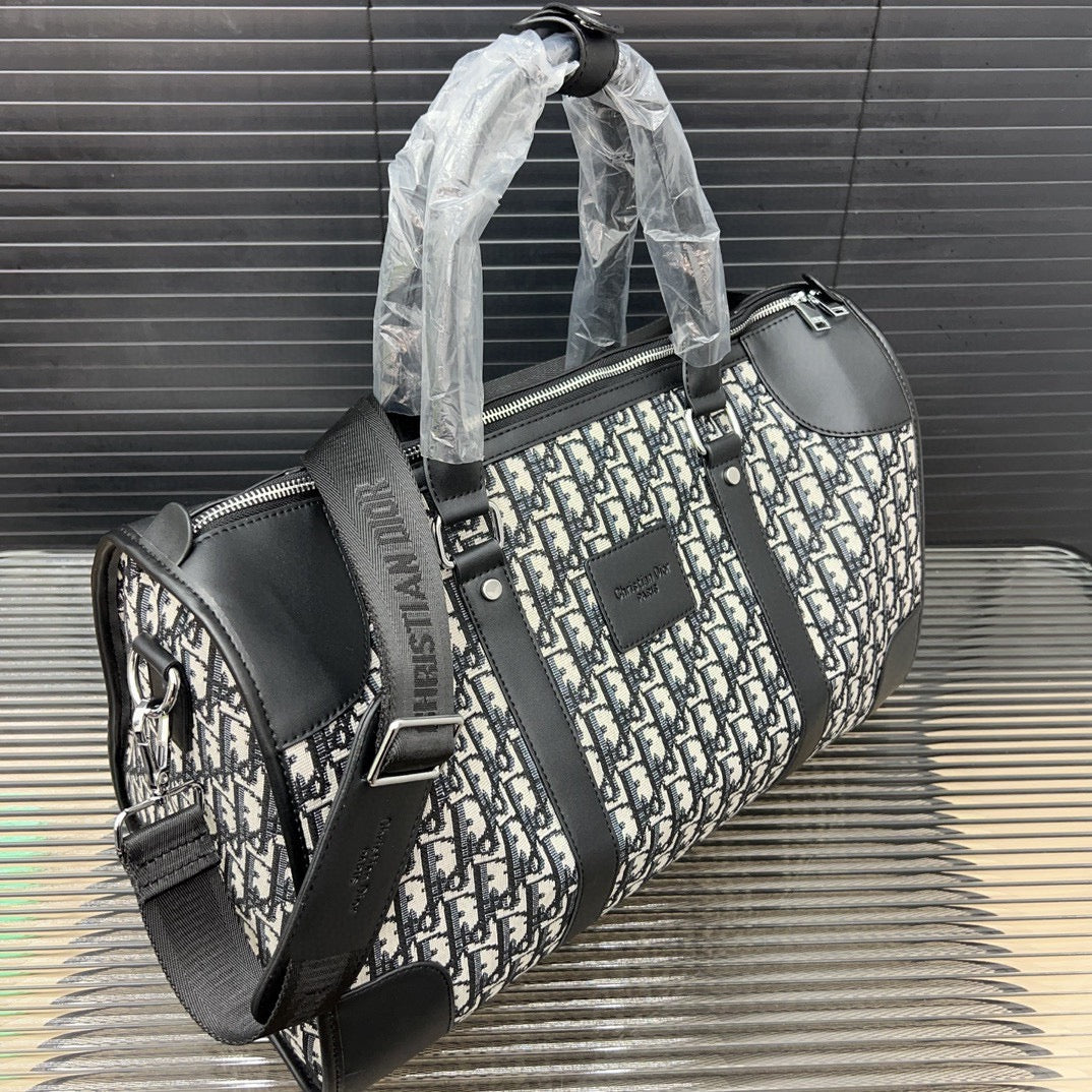 DIOR Jacquard Embroidered Travel Bag