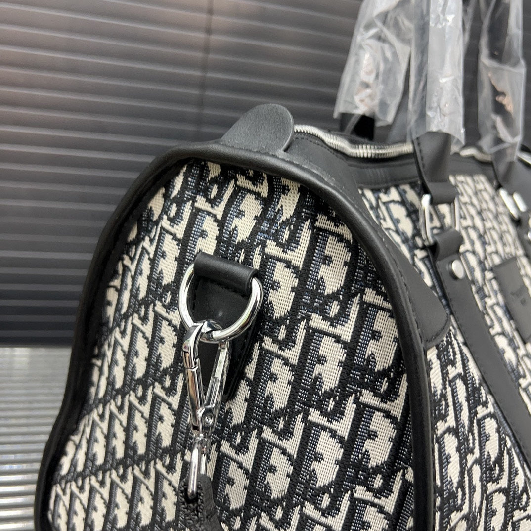 DIOR Jacquard Embroidered Travel Bag