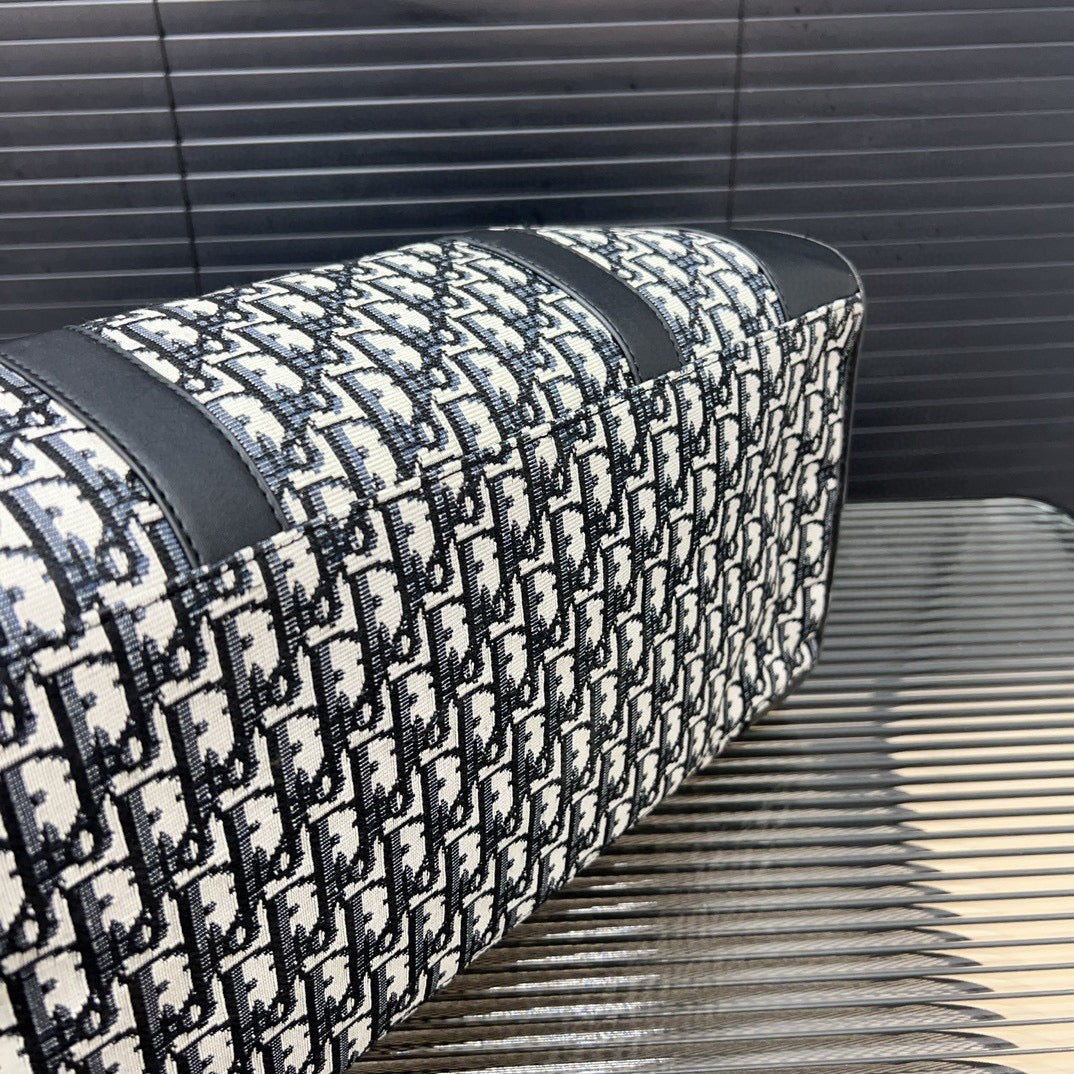 DIOR Jacquard Embroidered Travel Bag