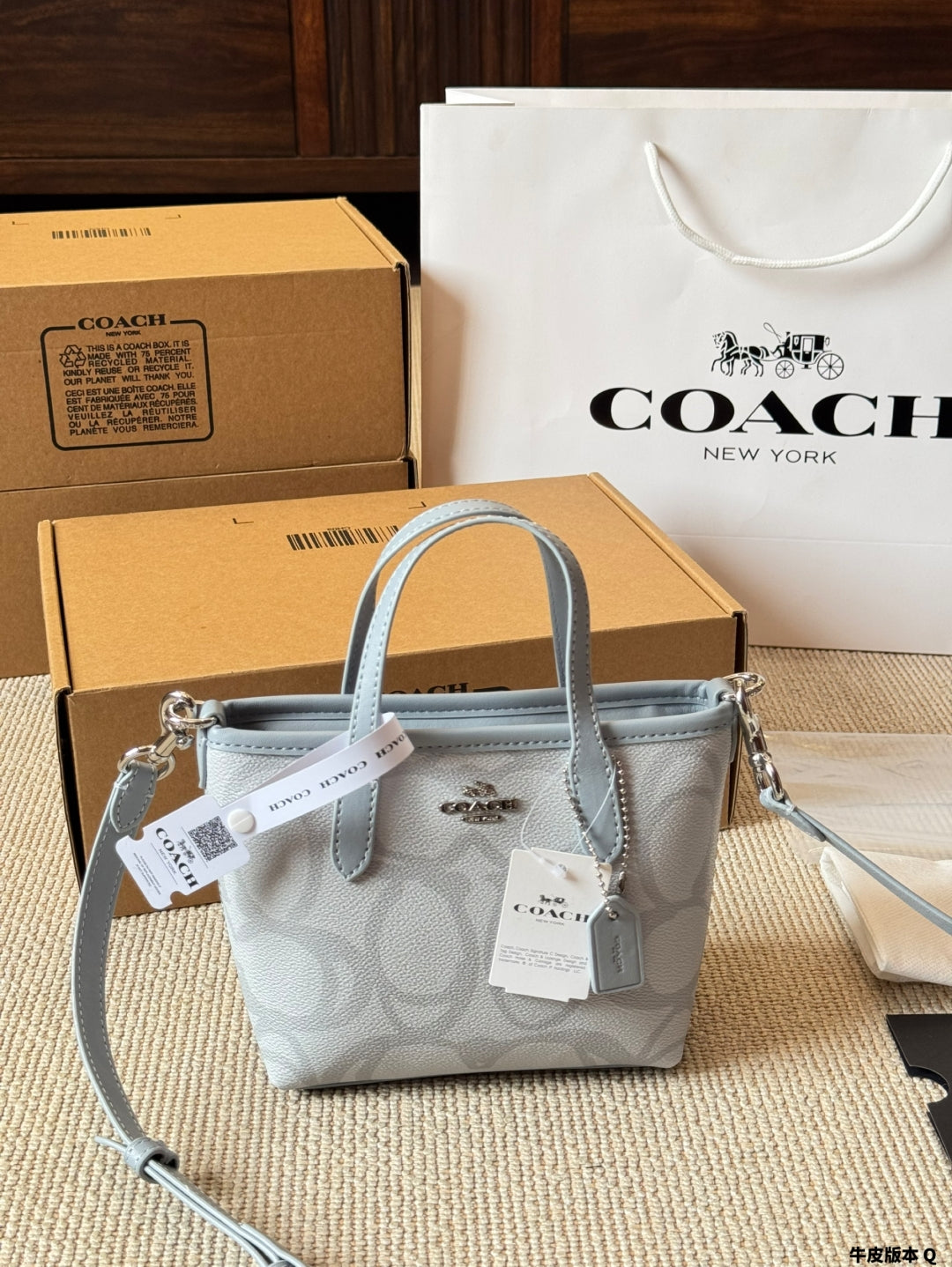 COACH's adorable City small tote bag
