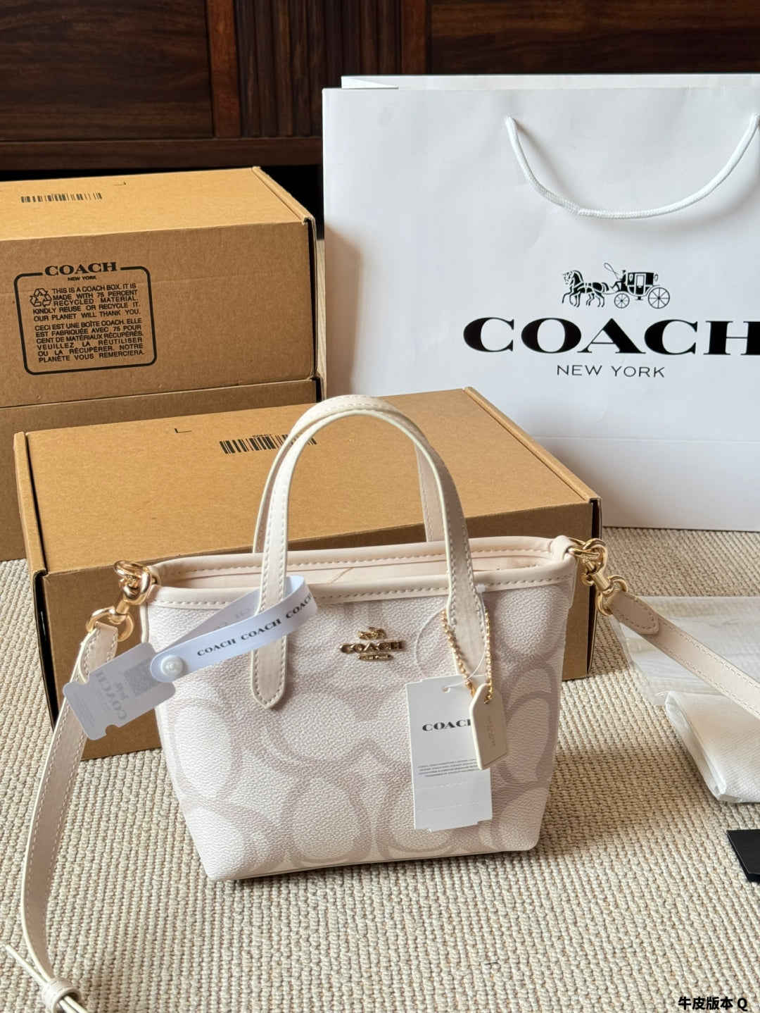 COACH's adorable City small tote bag