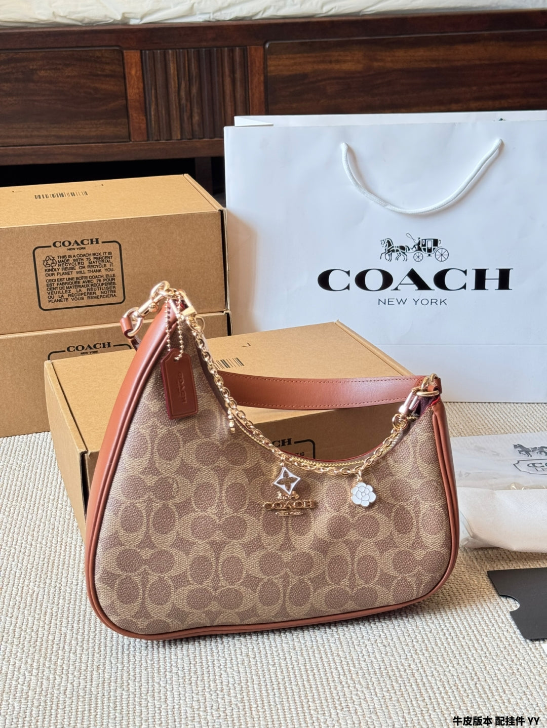 Coach Twisted Teri Saddle Bag