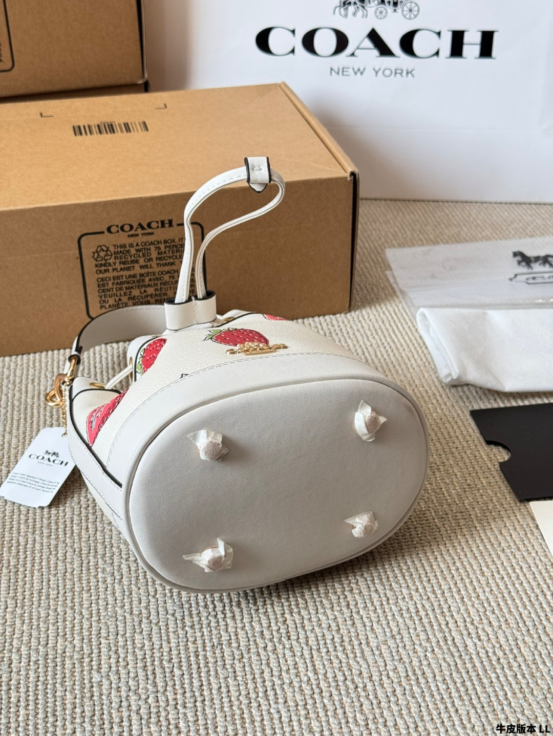 COACH Dempsey 🍓Mini Bucket Bag