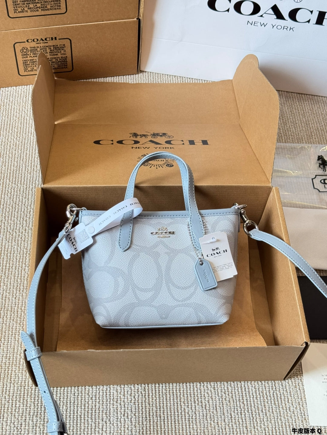 COACH's adorable City small tote bag