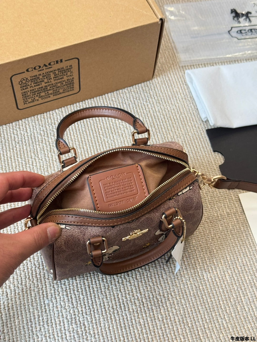 Coach Snoopy Original Pillow Bag