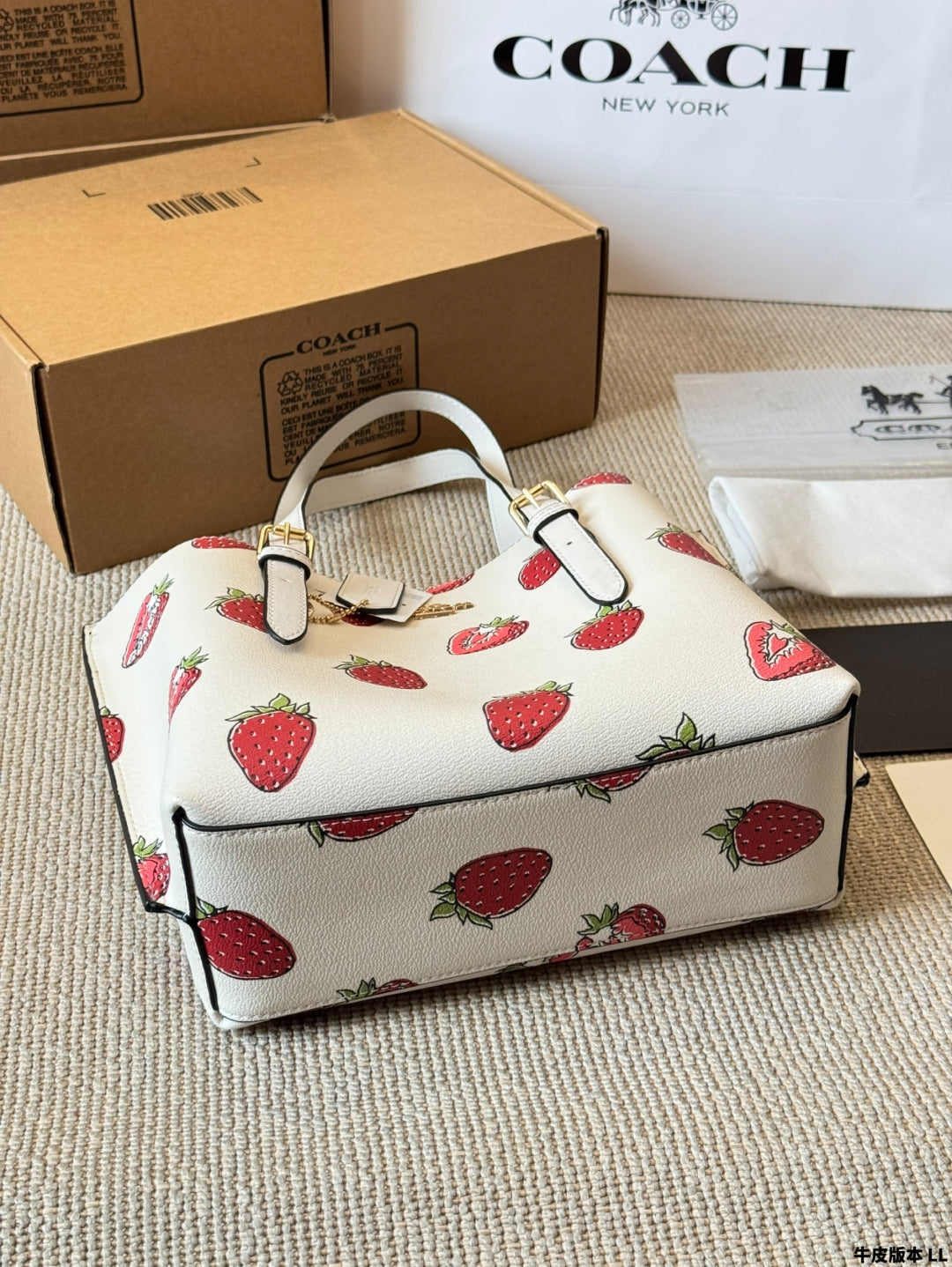Coach Strawberry 🍓 Mollie25 Tote Bag