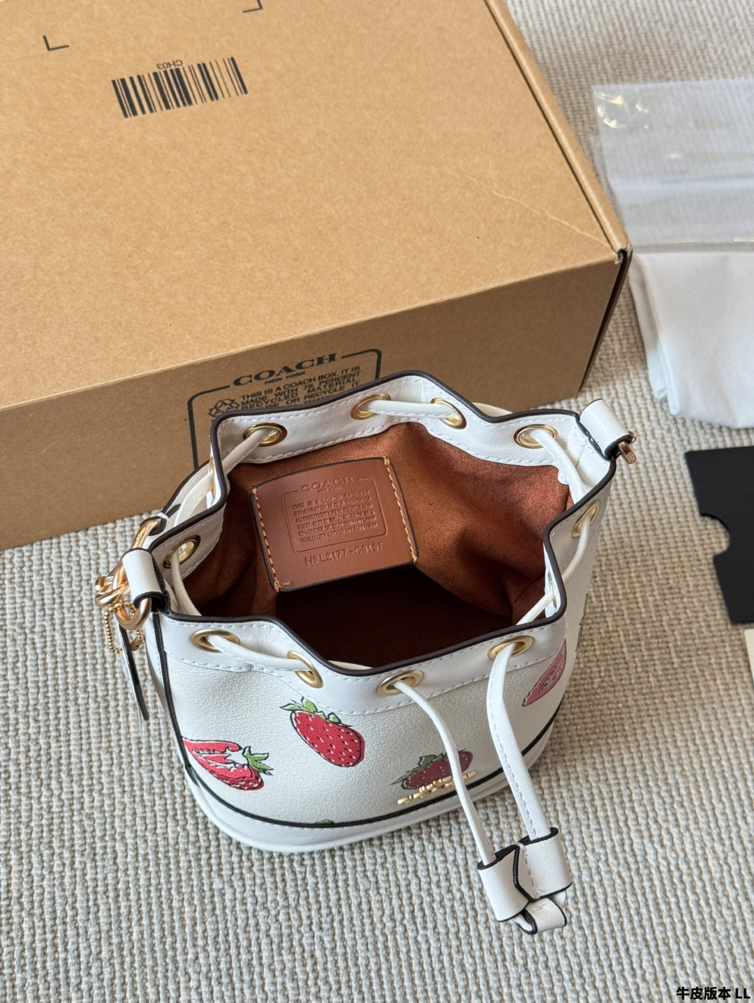 COACH Dempsey 🍓Mini Bucket Bag