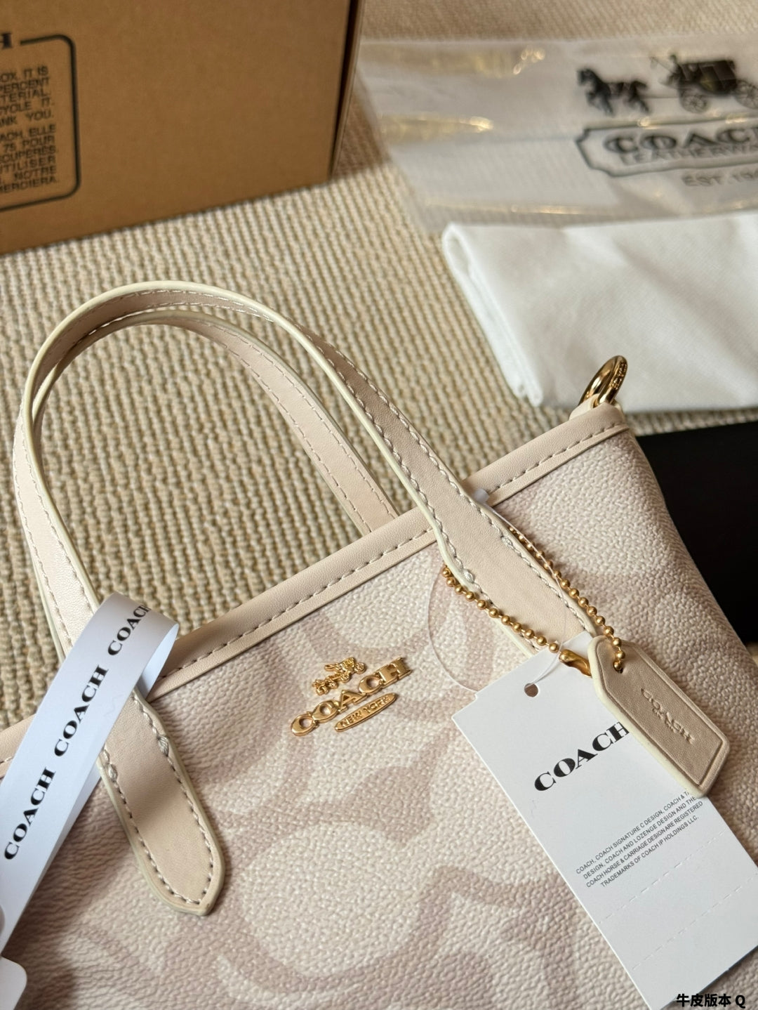 COACH's adorable City small tote bag