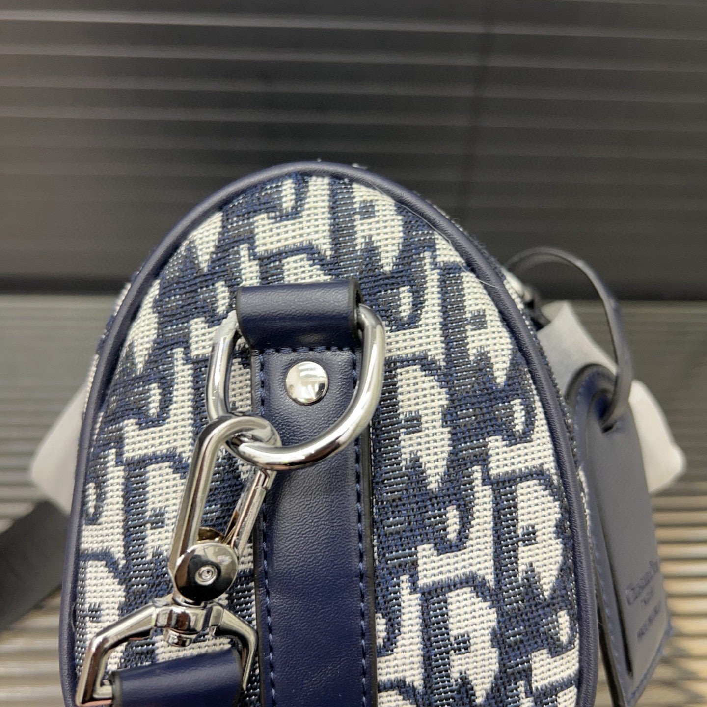 Dior Denim Embroidered Crossbody Bag