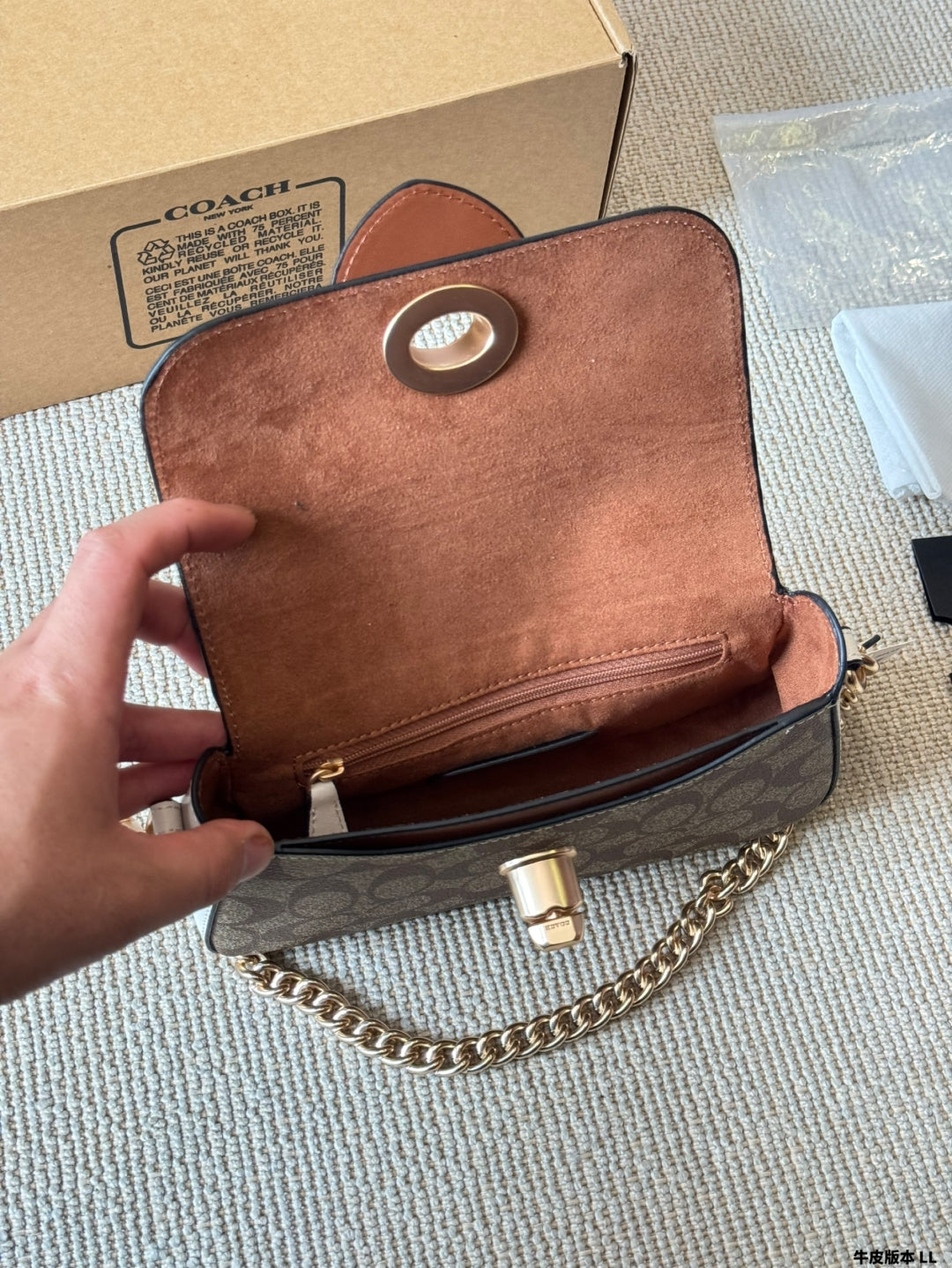 Coach Brie Turnlock Underarm Bag