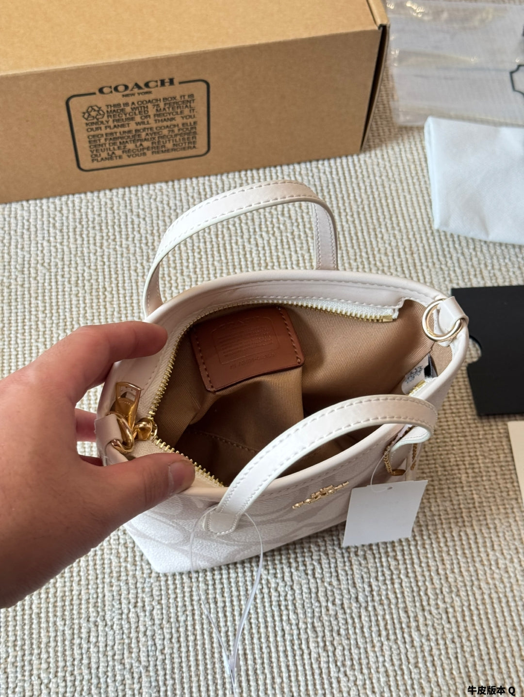 COACH's adorable City small tote bag
