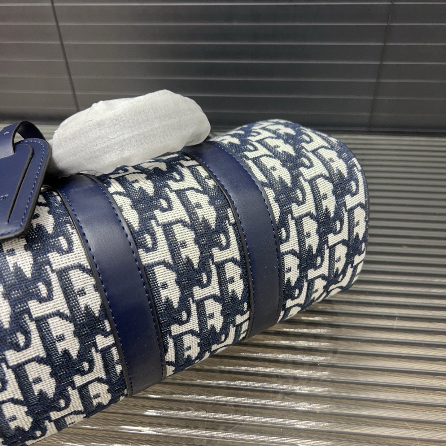 Dior Denim Embroidered Crossbody Bag