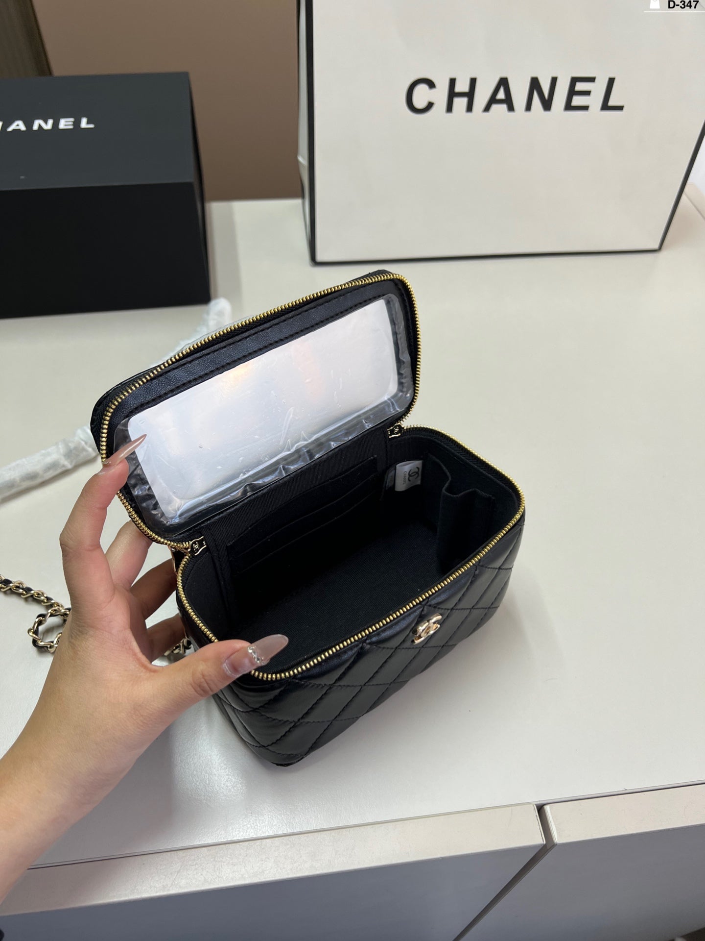 Chanel Handle Cosmetic Box