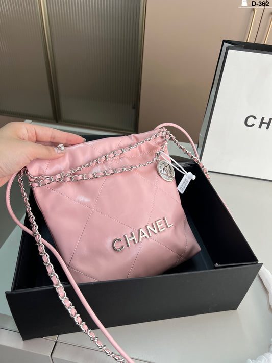 Chanel Trash Bag Silver hardware