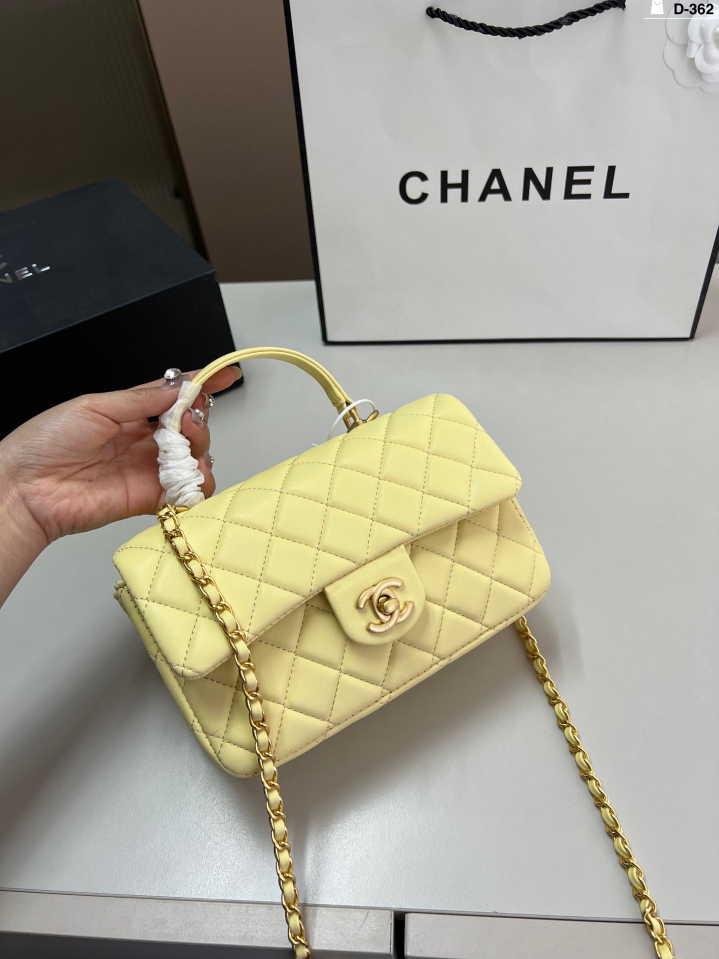 CHANEL Square Handle Bag