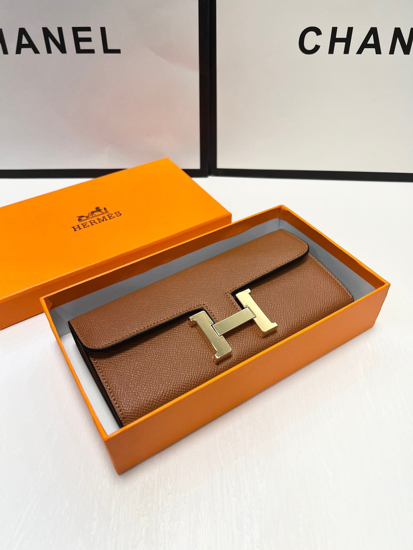 Premium imported Hermès saffiano leather