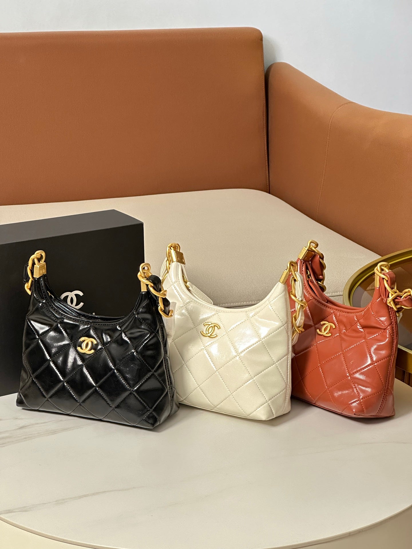 Chanel 2024 New Arrival Hobo Shoulder Bag