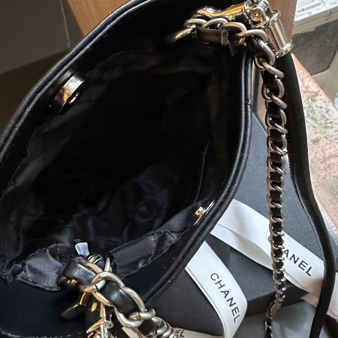 Chanel New Arrival Gold Coin Mini Bucket Bag