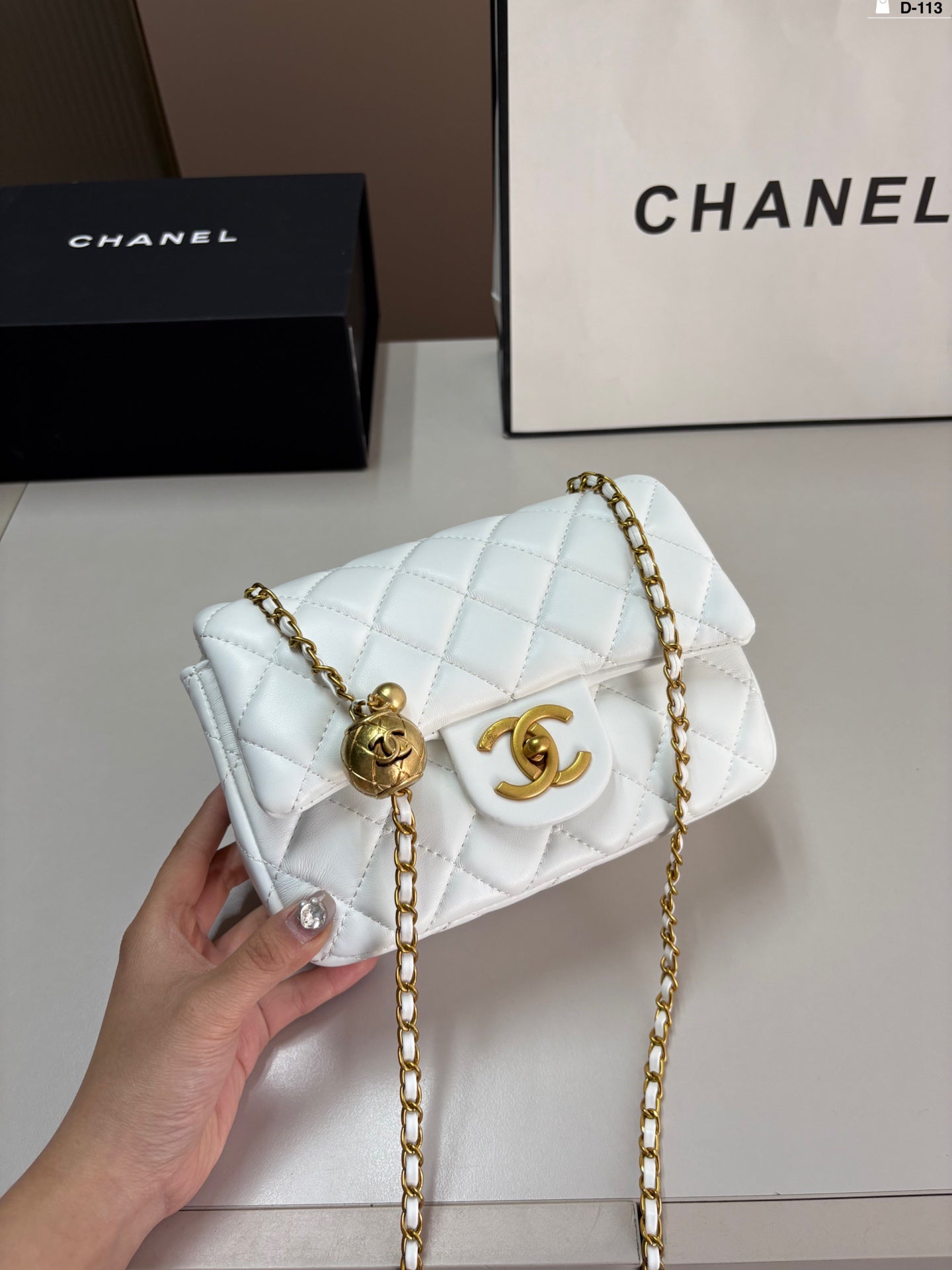 CHANEL Square Handle Bag