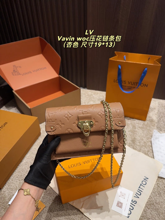 LV Vavin WOC Embossed Chain Bag
