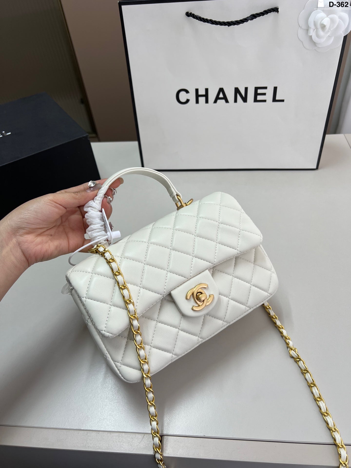 CHANEL Square Handle Bag