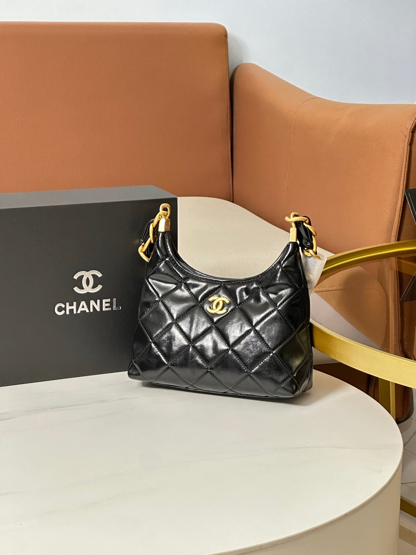 Chanel 2024 New Arrival Hobo Shoulder Bag