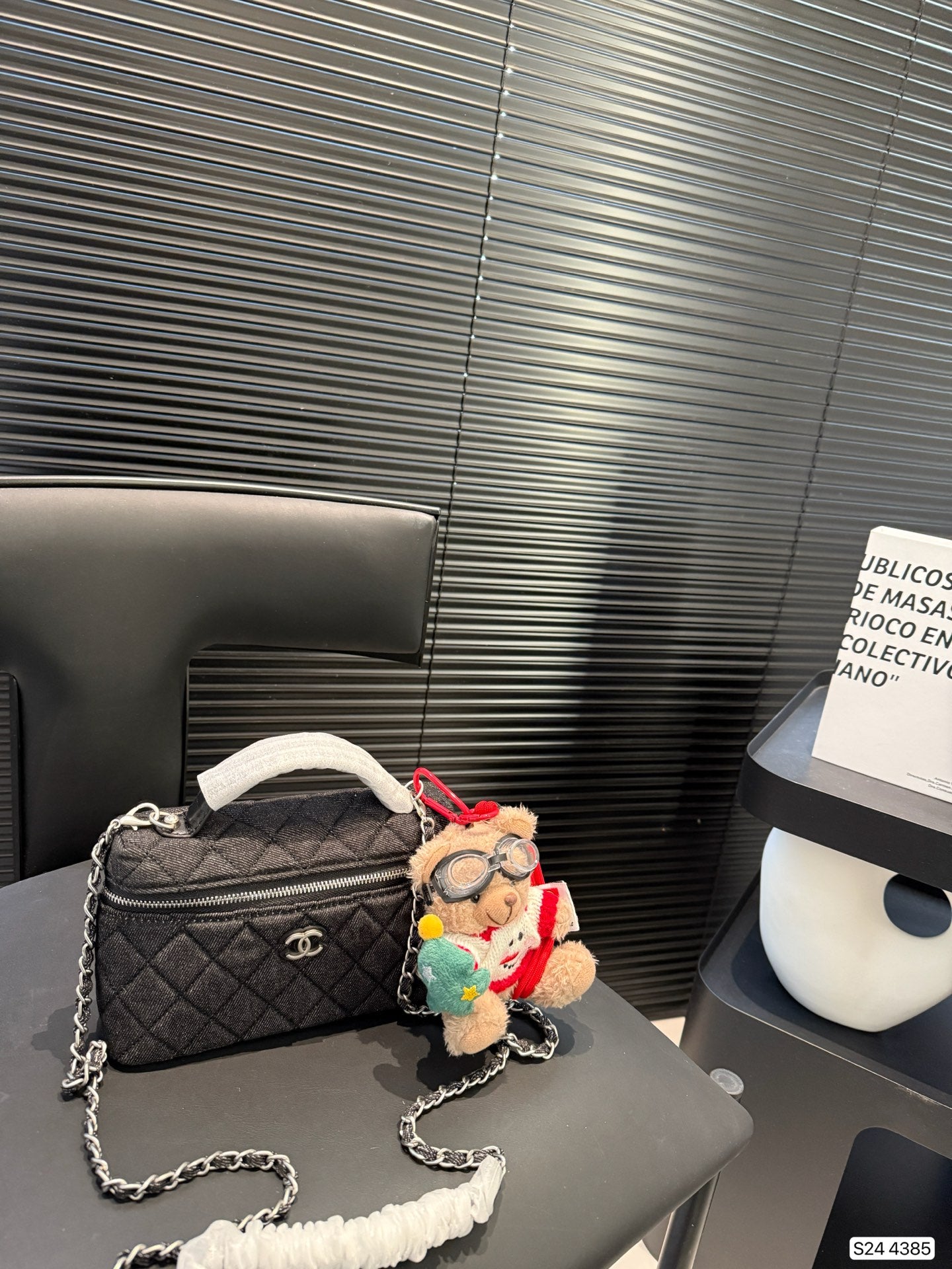 Chanel Denim Cosmetic Bag