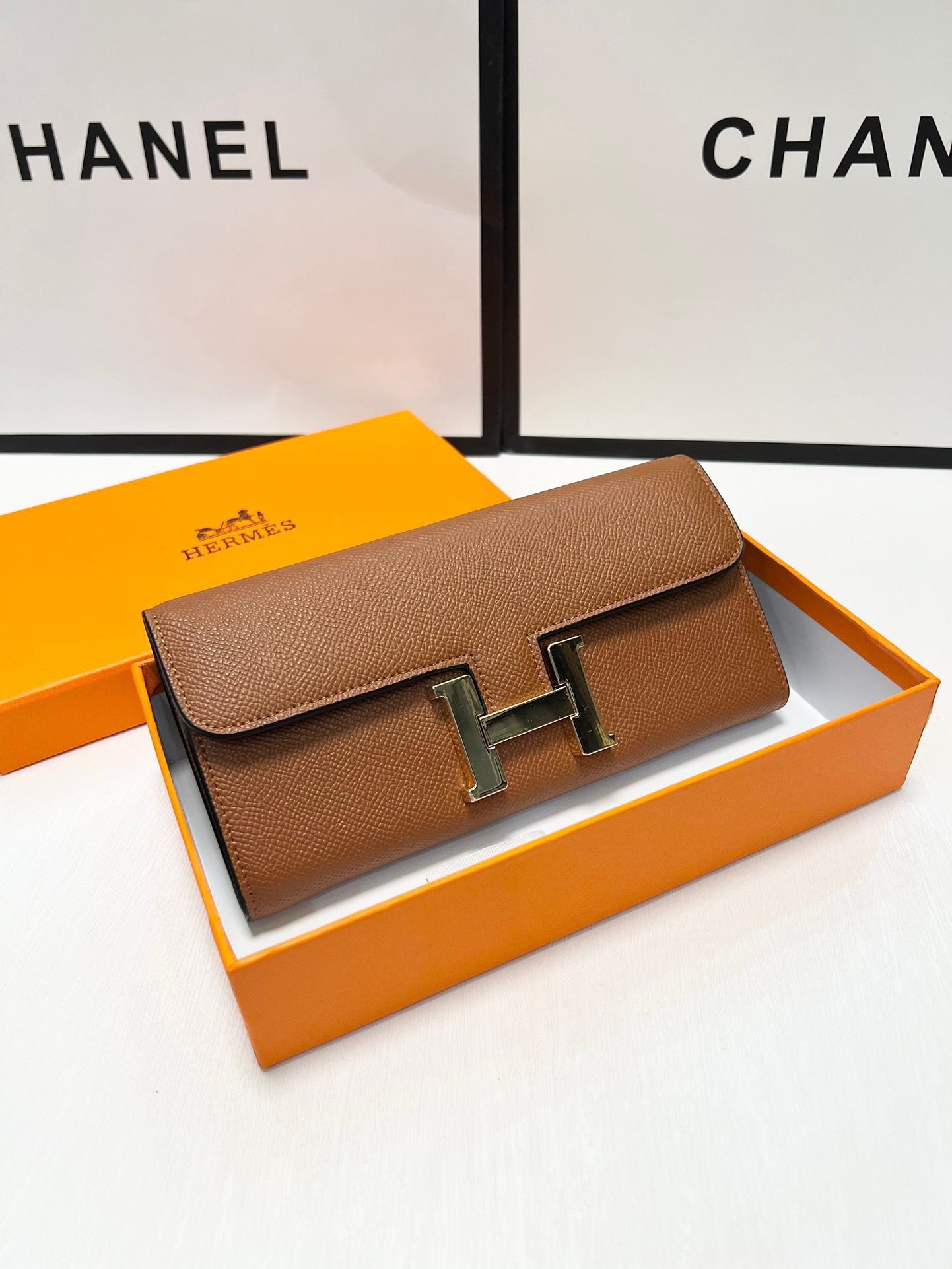 Premium imported Hermès saffiano leather