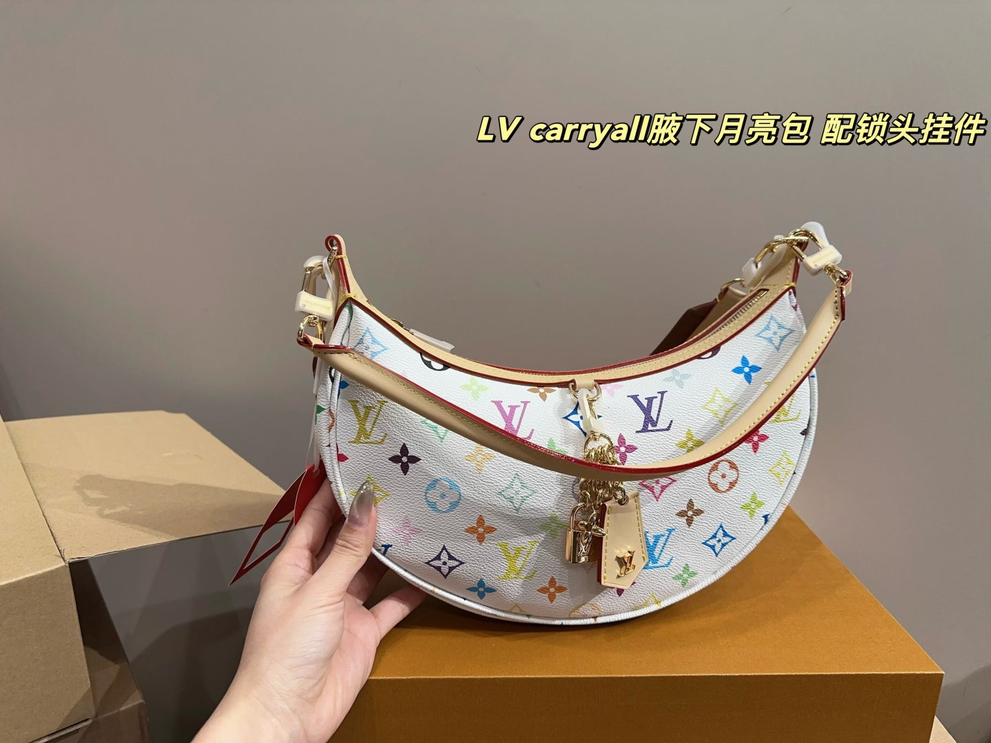 LV Carryall Crescent Bag