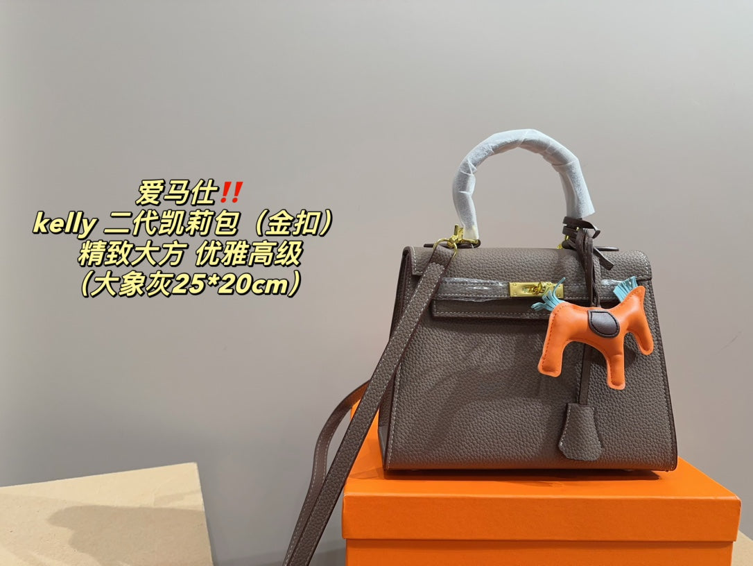 Hermès Kelly II (gold buckle)