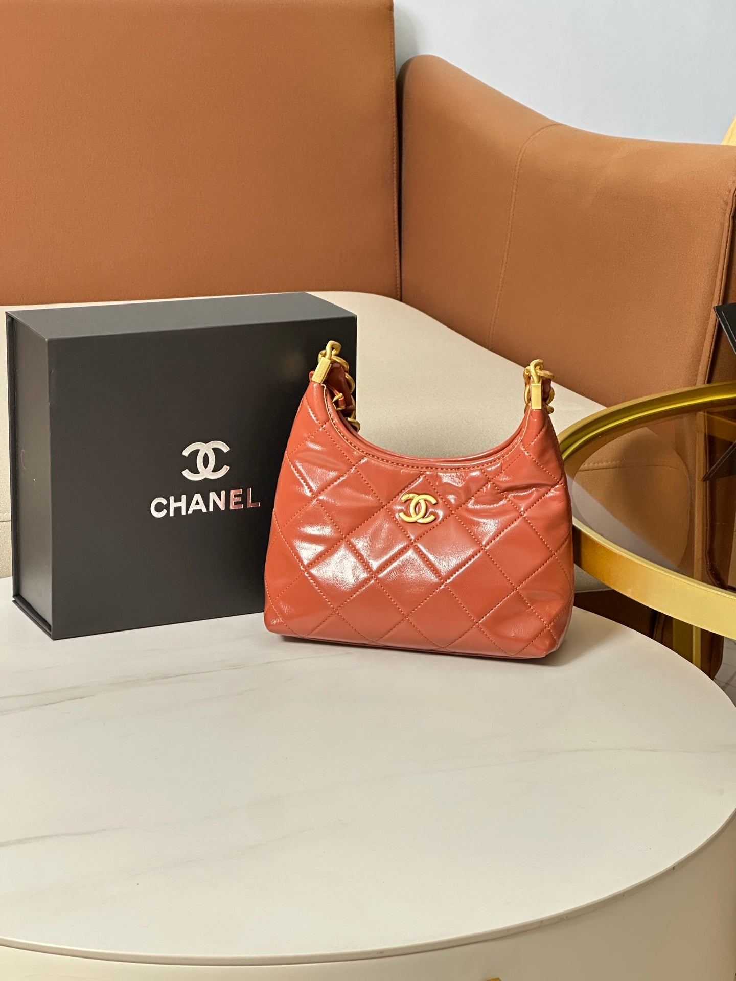 Chanel 2024 New Arrival Hobo Shoulder Bag