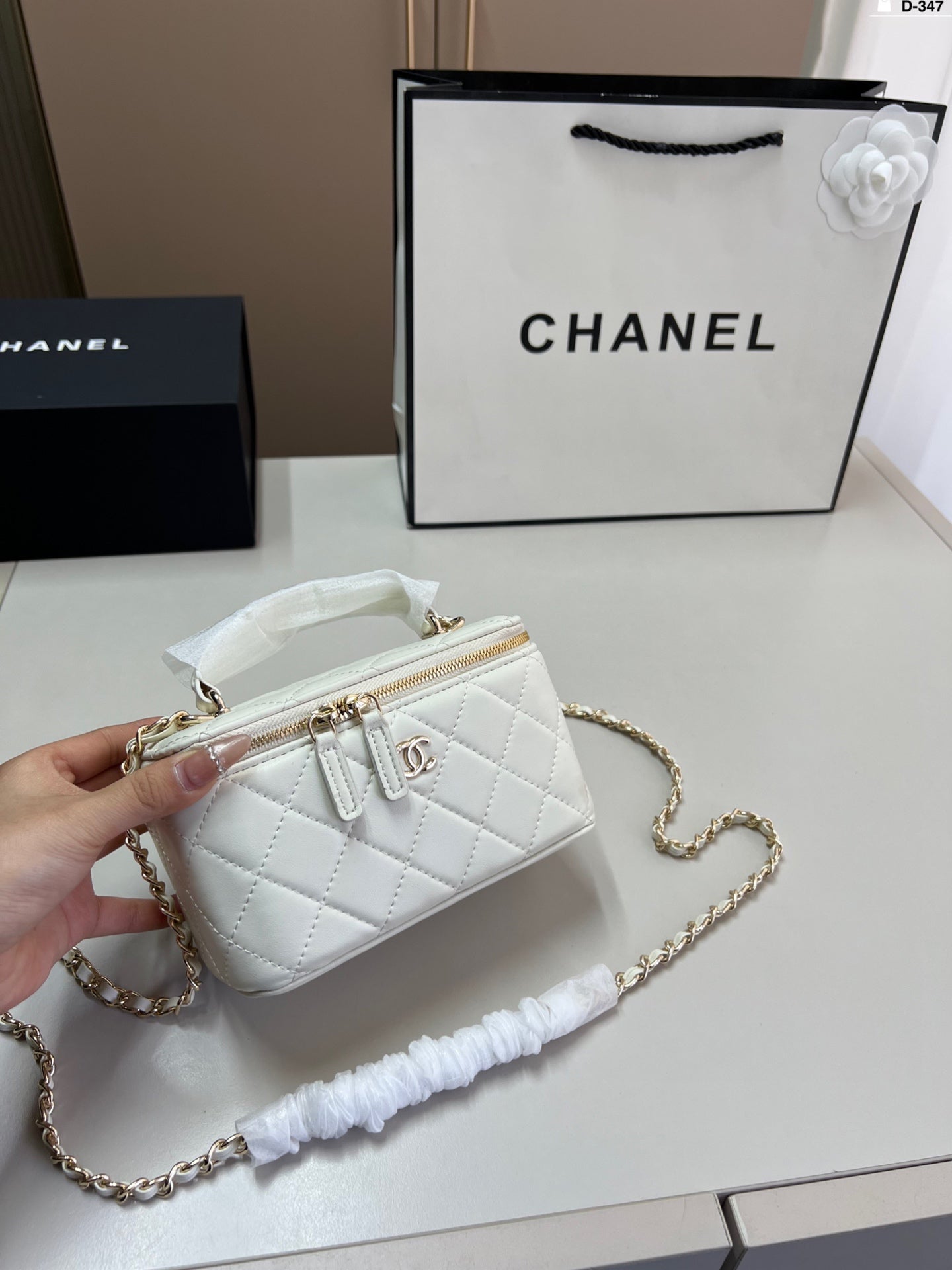 Chanel Handle Cosmetic Box