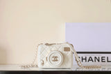 𝐂𝐡𝐚𝐧𝐞𝟏 𝟐𝟒𝐬 Spring/Summer Camera Bag White