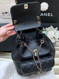 Chanel 22C Early Spring Duma Cowhide Large Double Backpack
