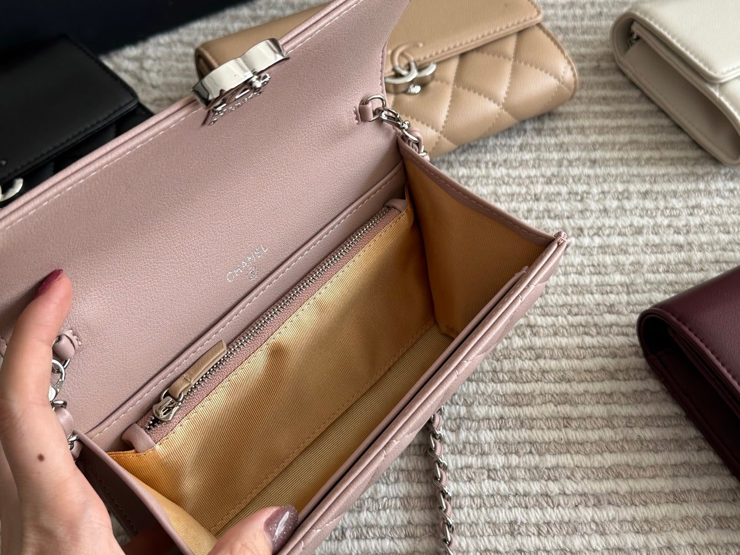 The new WOC Chanel Fortune Bag is a small carry-on bag