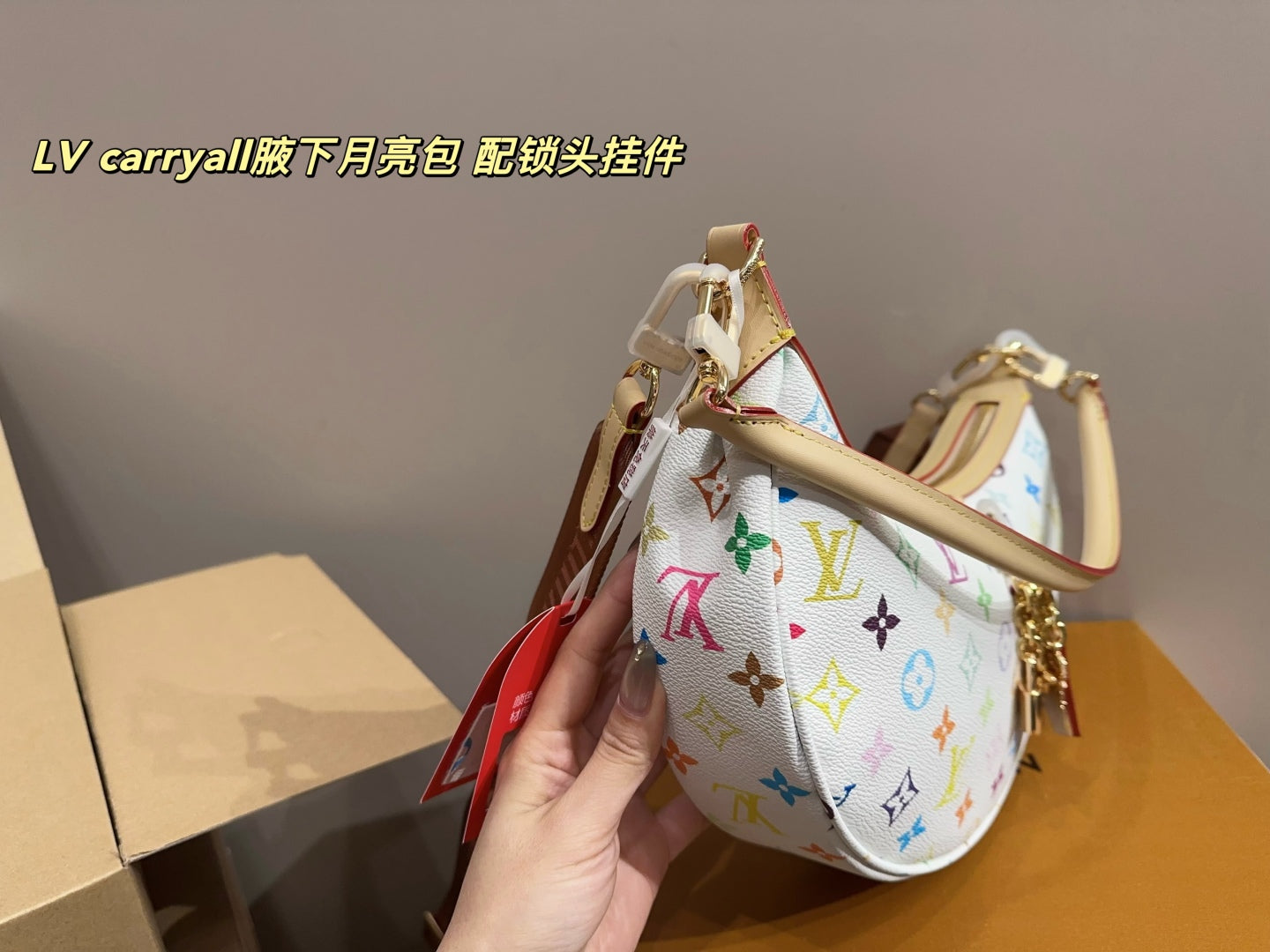 LV Carryall Crescent Bag