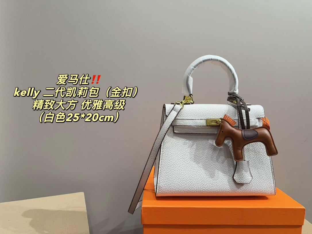 Hermès Kelly II (gold buckle)