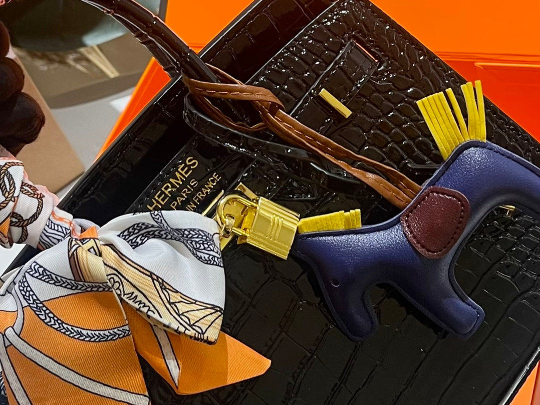 Hermès Premium Crocodile-Pattern Birkin Bag