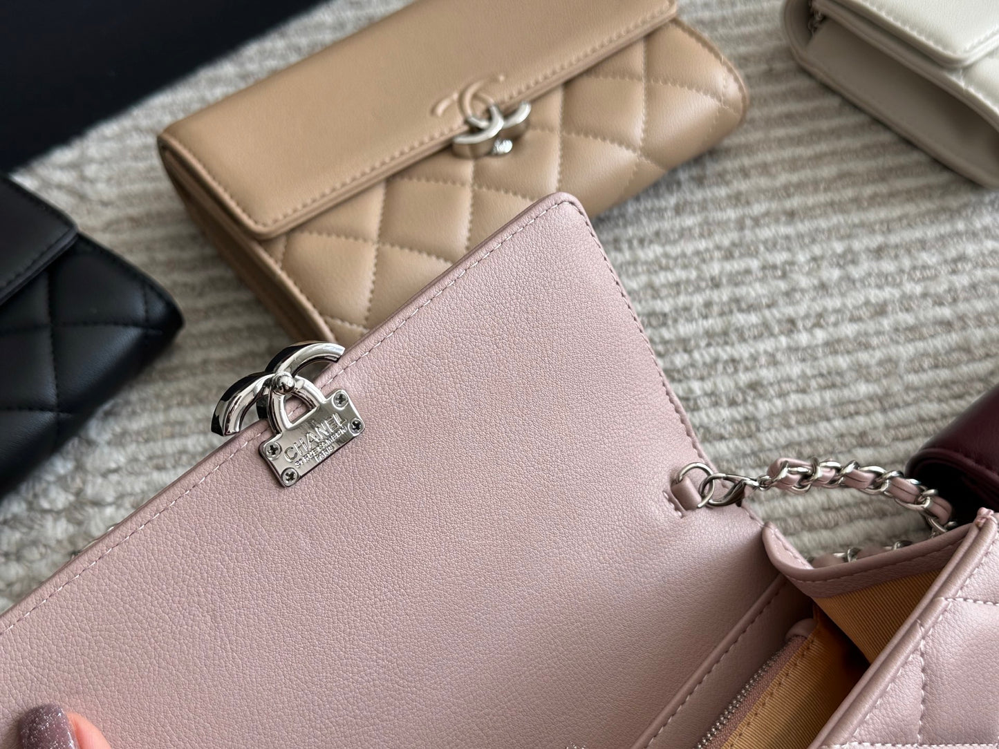 The new WOC Chanel Fortune Bag is a small carry-on bag