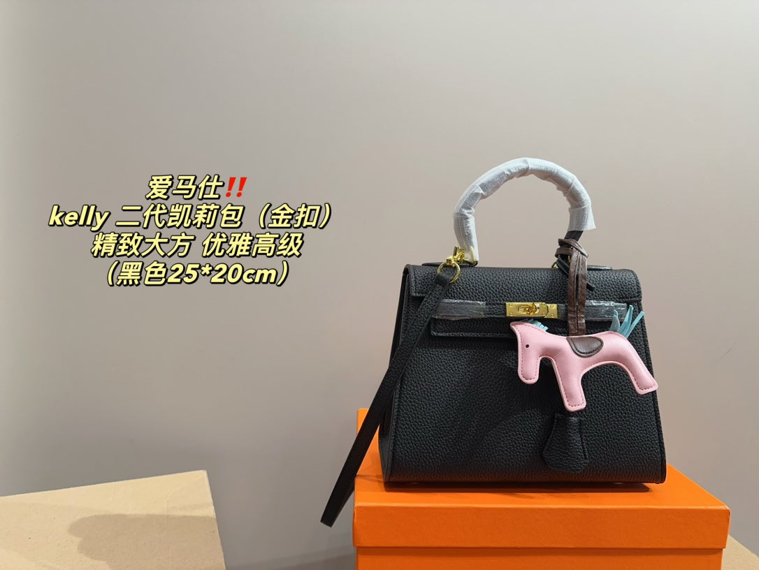 Hermès Kelly II (gold buckle)