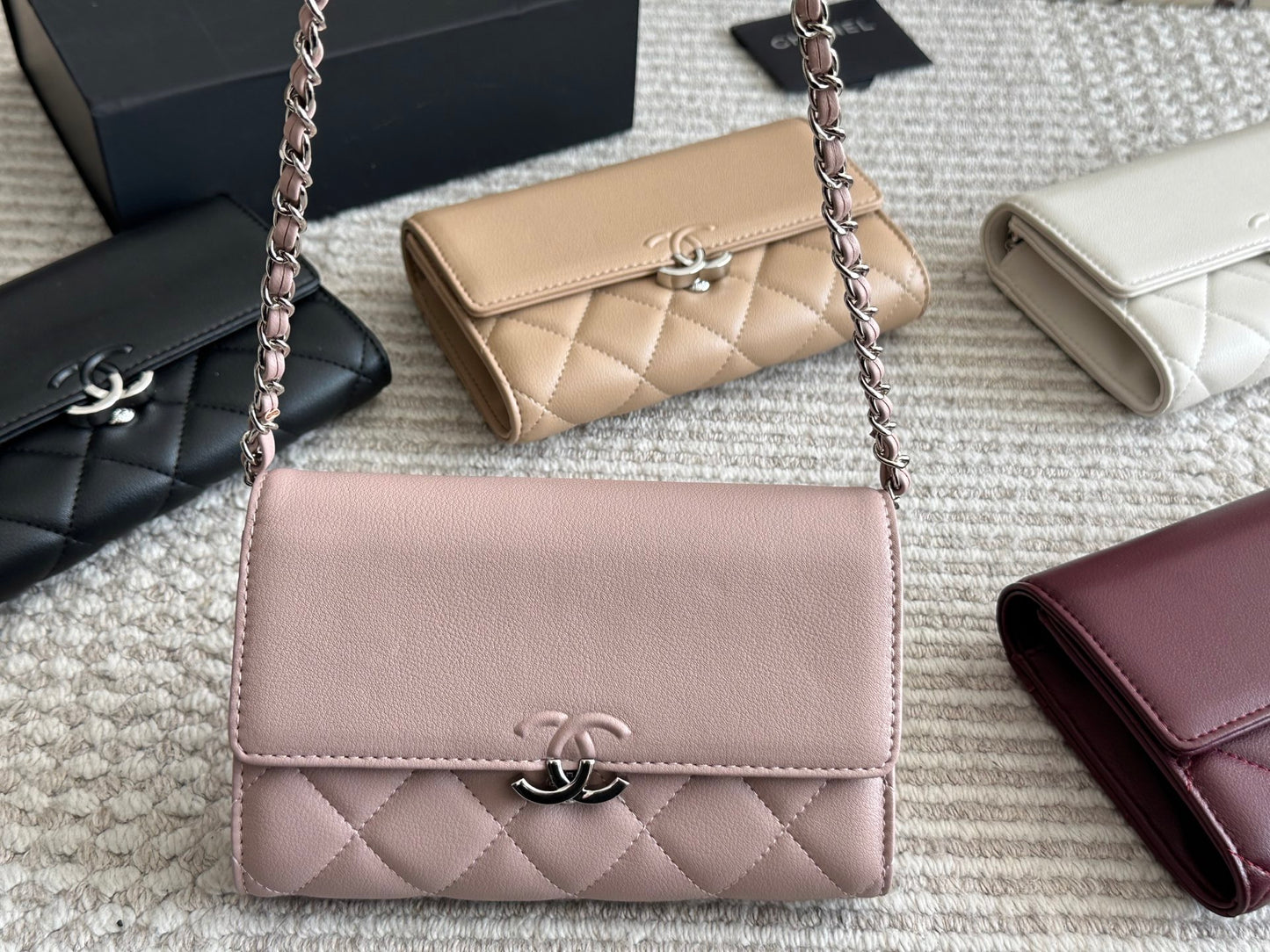 The new WOC Chanel Fortune Bag is a small carry-on bag