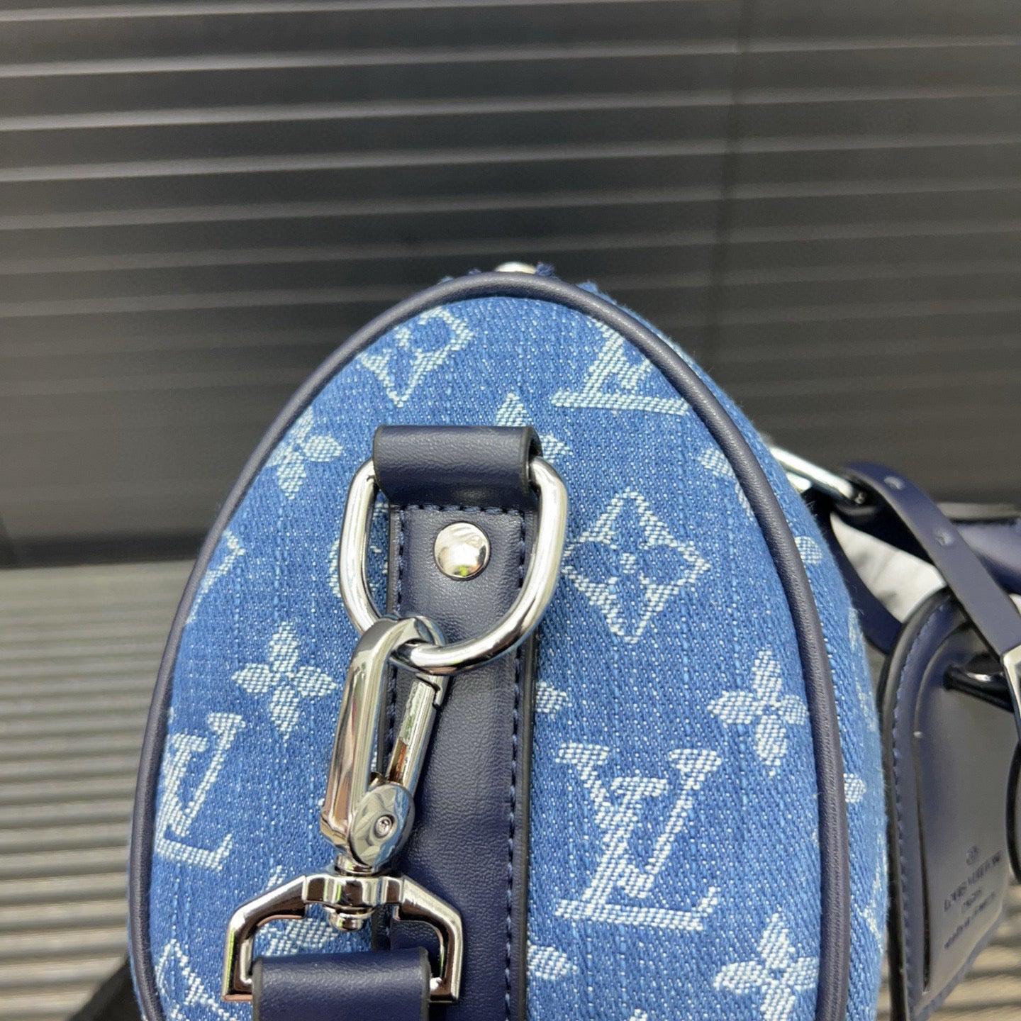 Louis Vuitton Denim Embroidered Crossbody Bag
