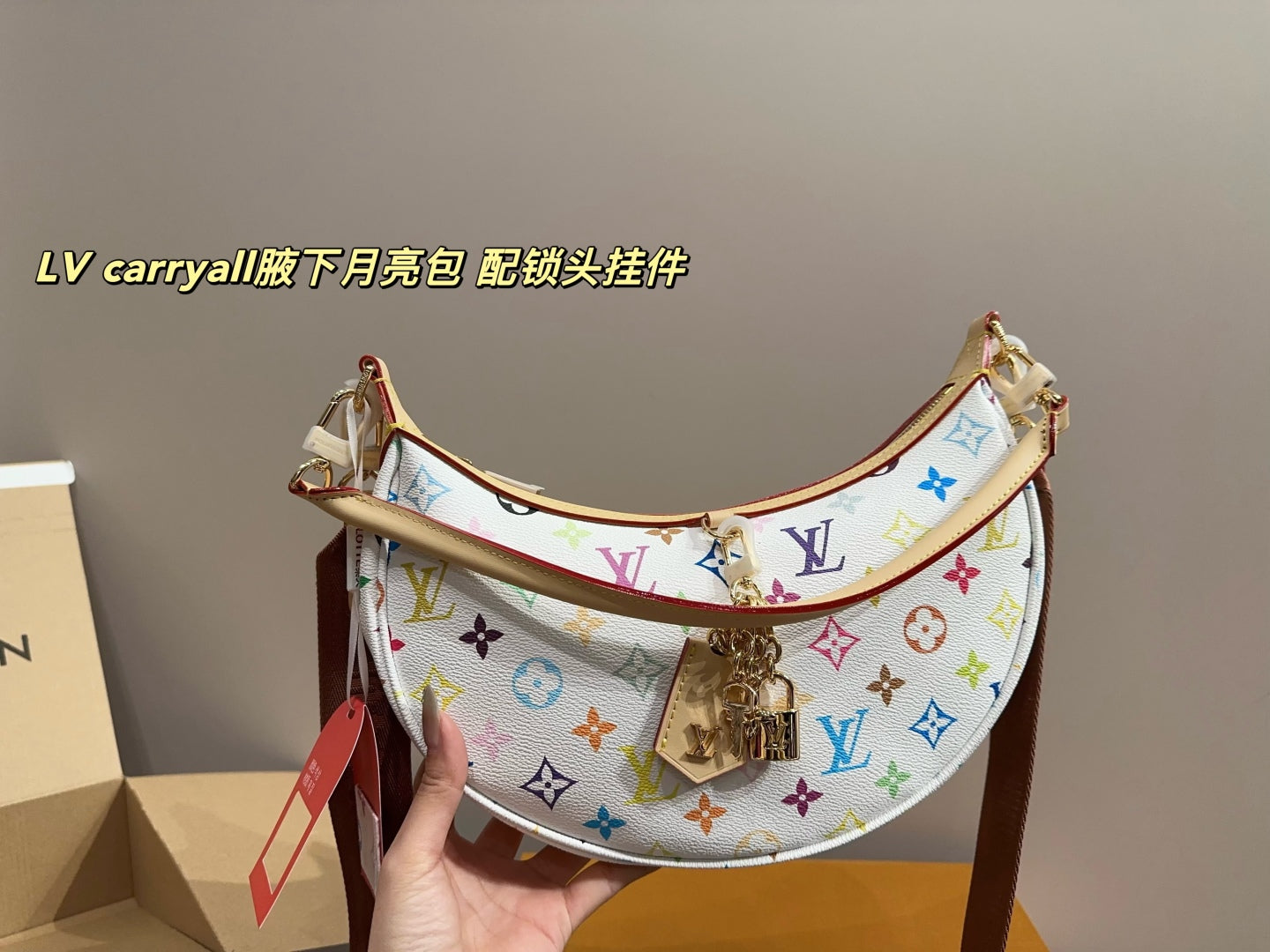 LV Carryall Crescent Bag