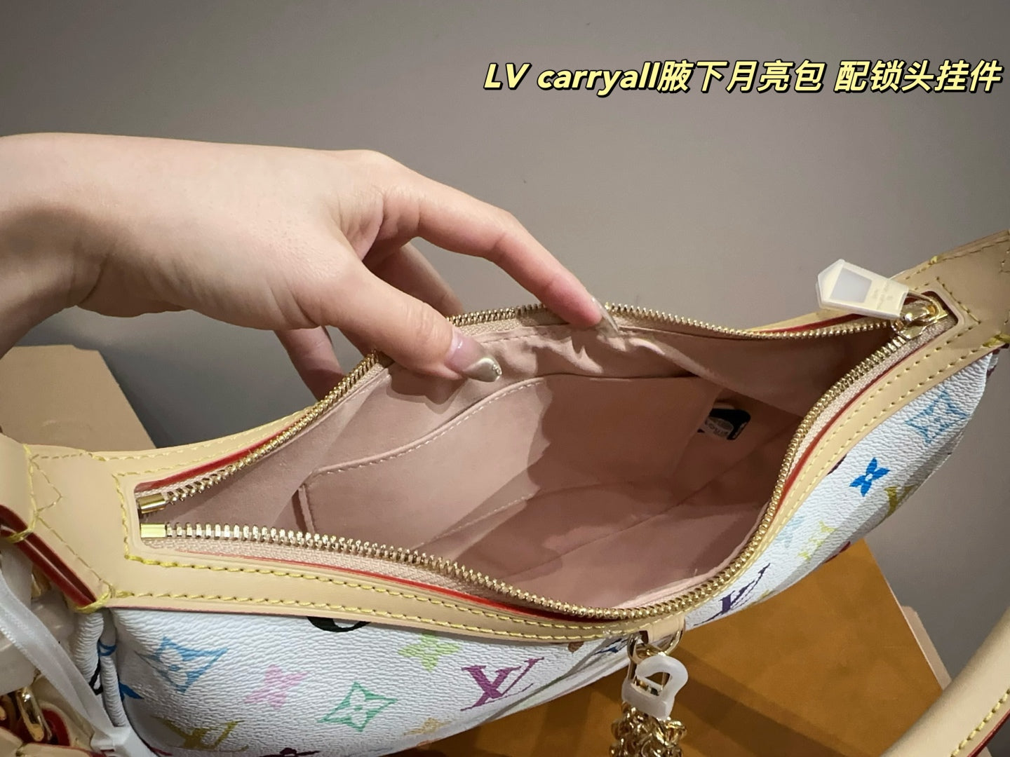 LV Carryall Crescent Bag