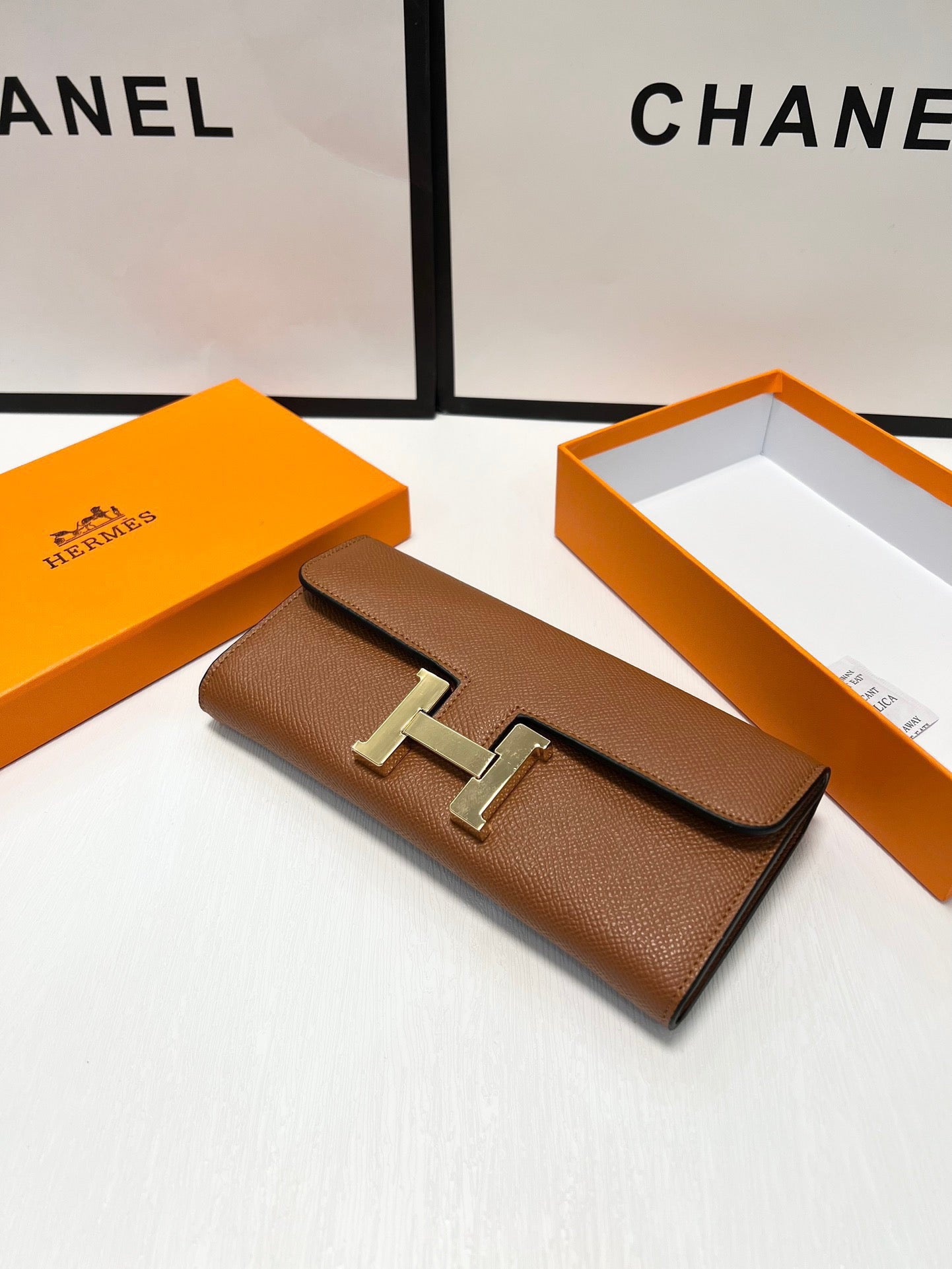 Premium imported Hermès saffiano leather