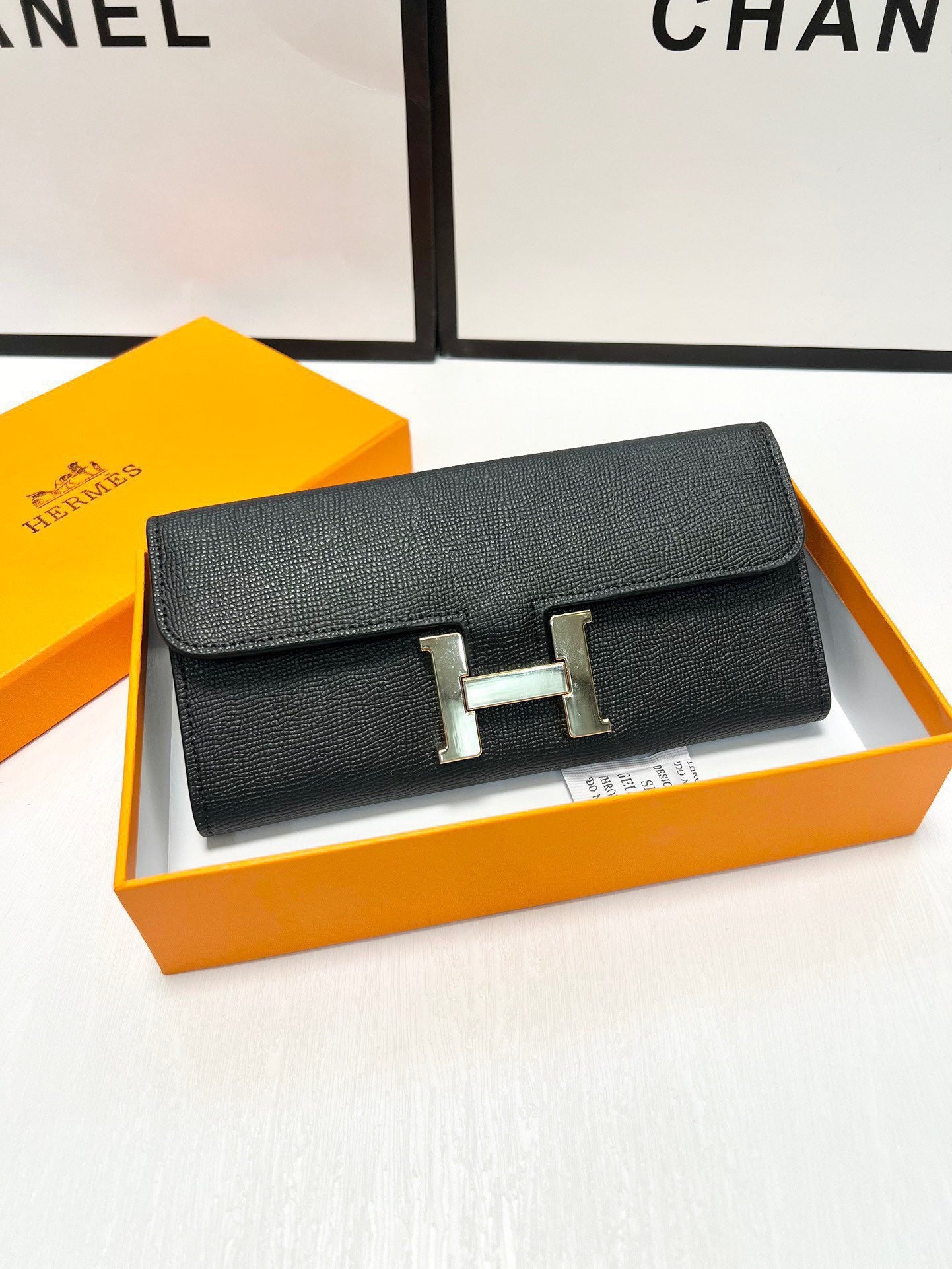 Premium imported Hermès saffiano leather