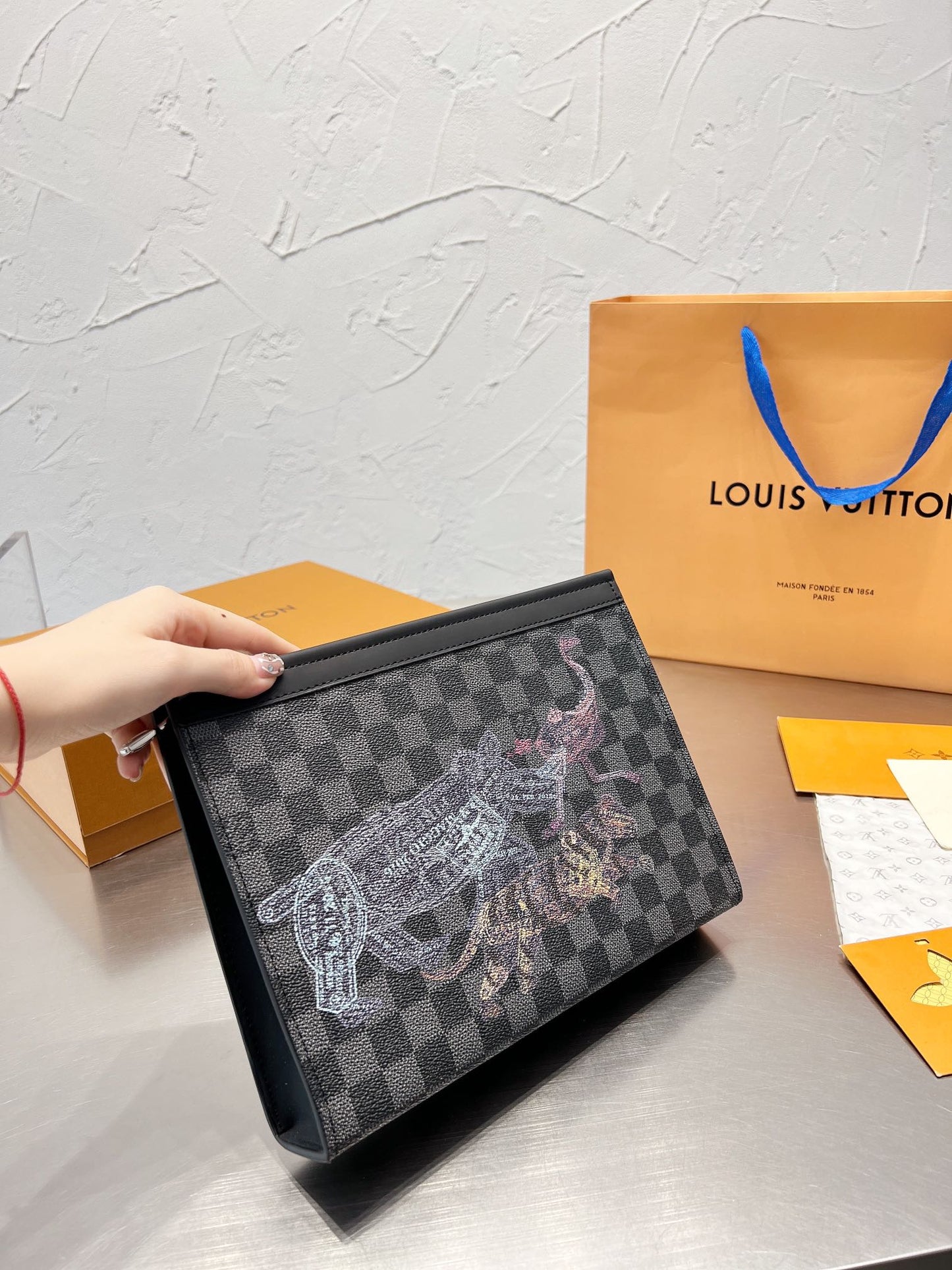 New LV Handbag and Toiletry Bag