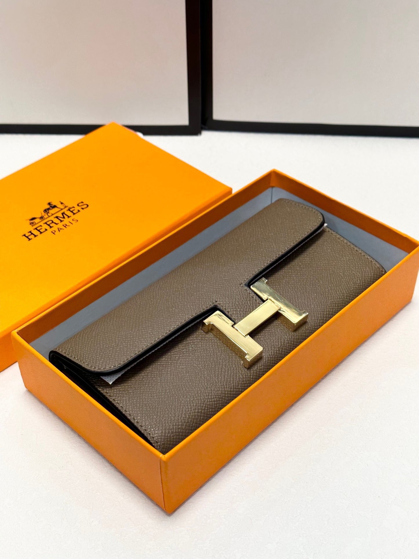 Premium imported Hermès saffiano leather